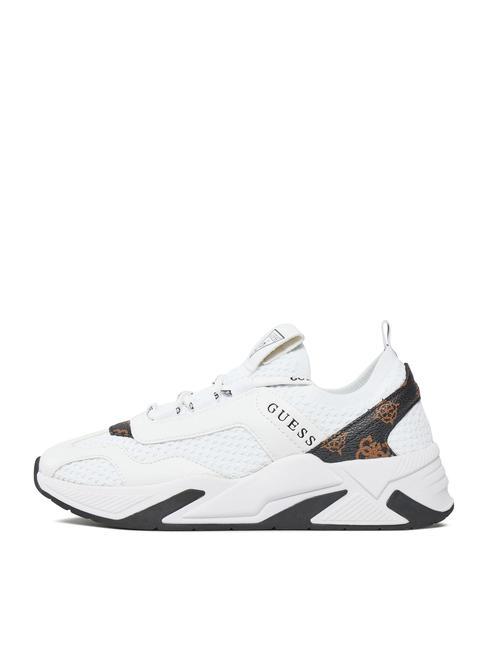 GENIVER2 Turnschuhe Weiss-braun - Damenschuhe