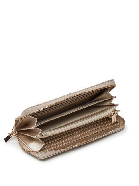 LAUREL Brieftasche mit Rei&szlig;verschluss Taupe - Brieftaschen Damen