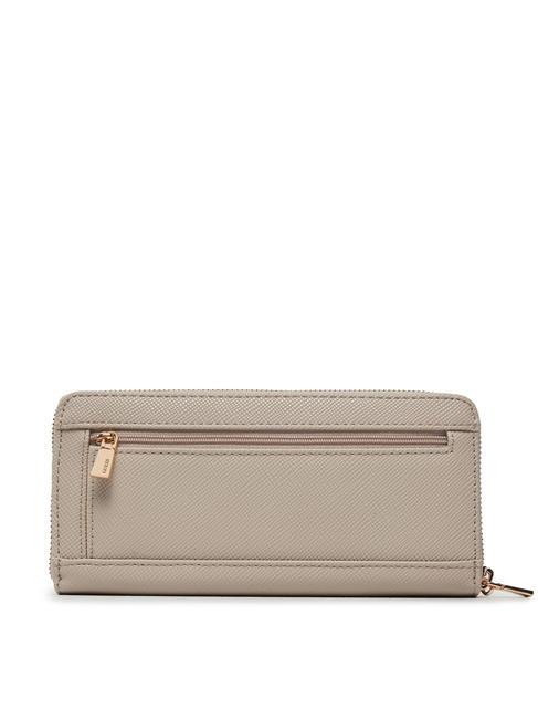 LAUREL Brieftasche mit Rei&szlig;verschluss Taupe - Brieftaschen Damen