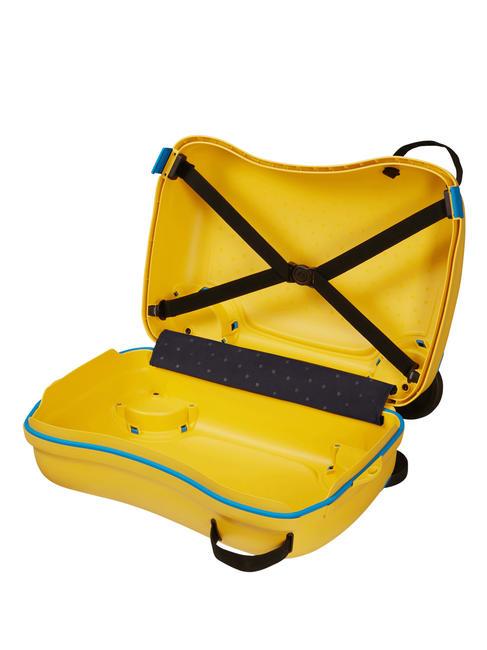 DREAM2GO Aufsitzbarer Kindertrolley Schulbus - Handgepäck