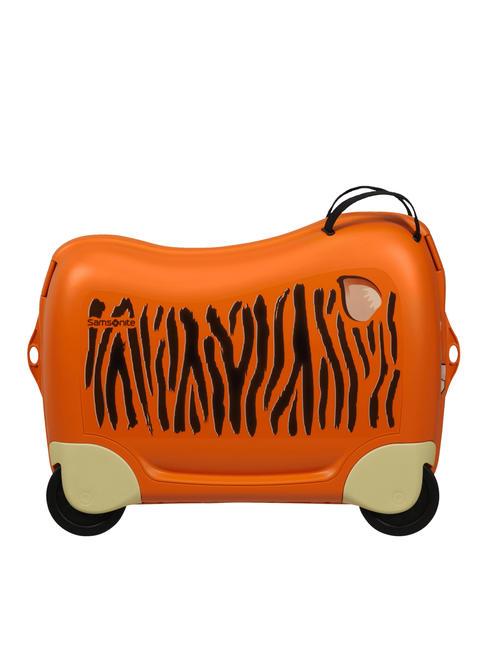 DREAM2GO Aufsitzbarer Kindertrolley Tiger T - Handgepäck