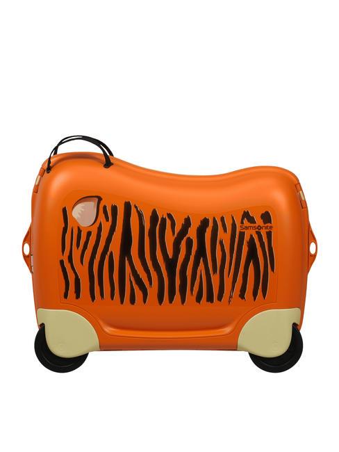 DREAM2GO Aufsitzbarer Kindertrolley Tiger T - Handgepäck