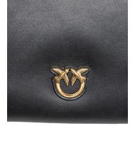 PINKO FLAT CLASSIC Clutch mit Kettenschulterriemen schwarz-antikgold - Damentaschen - 4