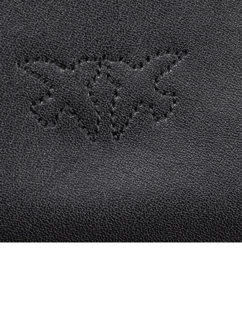 FLAT CLASSIC Clutch mit Kettenschulterriemen schwarz-antikgold - Damentaschen