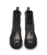 CULT SLASH 1814 Amphibische Stiefeletten aus Leder Schwarz - Damenschuhe - 3