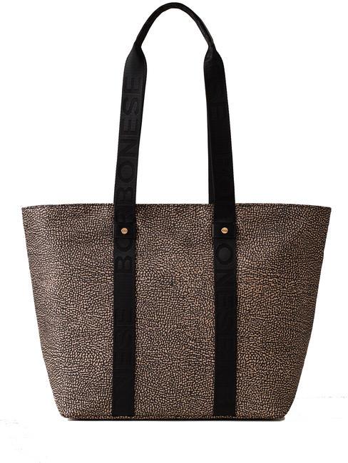 SHOPPER MEDIUM ECO LINE Einkaufstasche OP / NATUR / SCHWARZ - Damentaschen