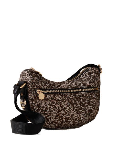 HOBO LUNA MINI ECO LINE Schultertasche OP / NATUR / SCHWARZ - Damentaschen