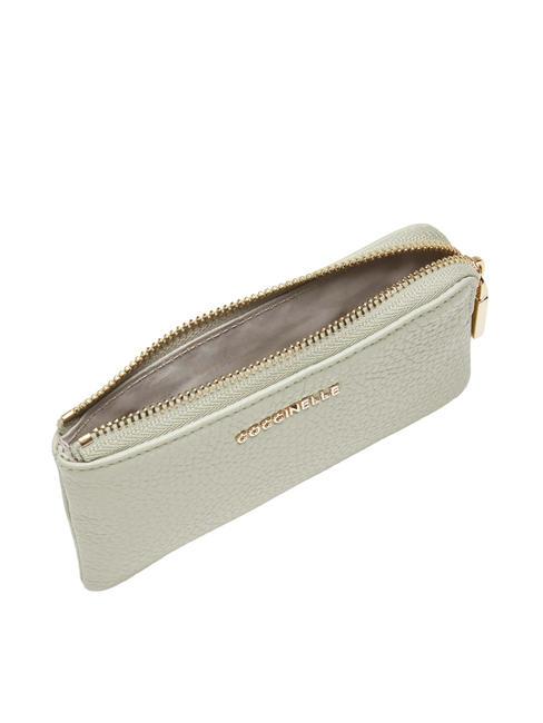 METALLIC SOFT Geldb&ouml;rse mit Umschlag Seladongr&uuml;n - Brieftaschen Damen