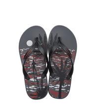IPANEMA POSTO 10 TEMAS IV  Gummi-Flip-Flops grau/schwarz/rot - Herrenschuhe - 2