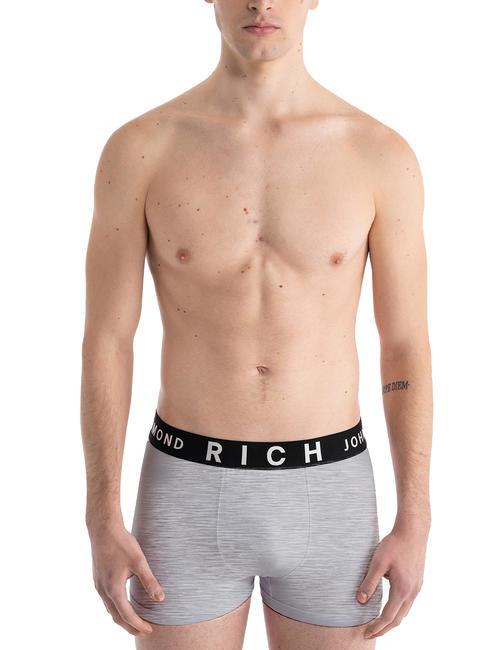 LONDON TRIPACK Set mit 3 Boxershorts Schwarz/Grau/Wei&szlig; - Herrenslip