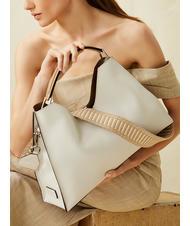 GIANNI CHIARINI AURORA Lederhandtasche mit Beutel Sand-Natur - Damentaschen - 6