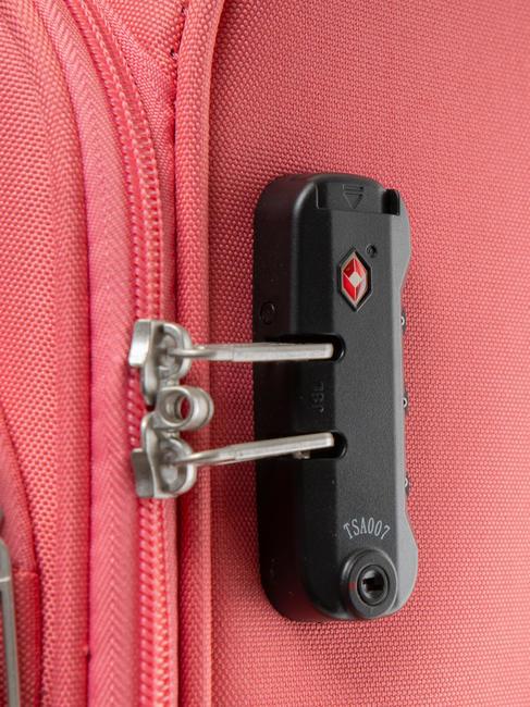 BRIGHT LIFE Extragroßer Trolley sonnengeküsste Koralle - Halbharte Trolleys