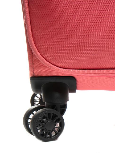 BRIGHT LIFE Extragroßer Trolley sonnengeküsste Koralle - Halbharte Trolleys