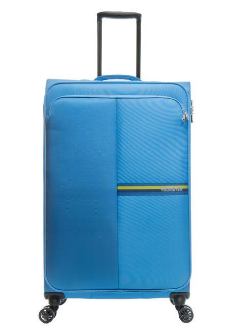BRIGHT LIFE Set mit 3 Trolleys: Kabine, mittel, gro&szlig; ruhiges Blau - Trolleyset