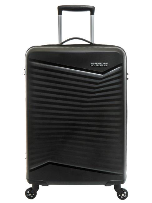 JETDRIVER 2.0 Set mit 3 Trolleys: Kabine, mittel, gro&szlig; SCHWARZ - Trolleyset