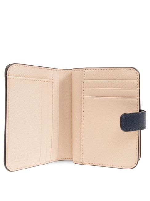 CAMELIA COMPACT Kleine Geldb&ouml;rse aus Leder Mittelmeer+T&auml;nzerin i int. - Brieftaschen Damen