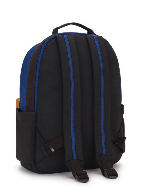 DAMIEN M Rucksack mit 13-Zoll-Laptophalter Duo Blau Beige - Rucksäcke für Schule &amp; Freizeit