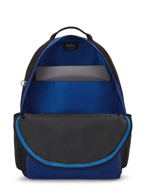 DAMIEN M Rucksack mit 13-Zoll-Laptophalter Duo Blau Beige - Rucksäcke für Schule &amp; Freizeit