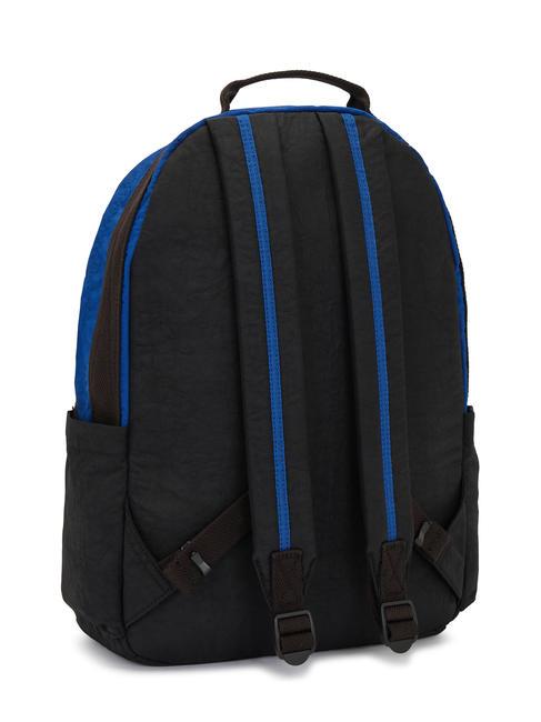 DAMIEN L Rucksack mit 15,6-Zoll-Laptophalter Duo Blau Beige - Rucks&auml;cke f&uuml;r Schule &amp; Freizeit