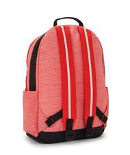 KIPLING DAMIEN L Rucksack mit 15,6-Zoll-Laptophalter Tango-Rosa-Block - Rucksäcke für Schule &amp; Freizeit - 3