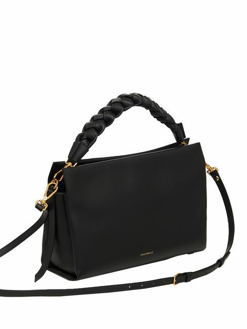 BOHEME Handtasche, mit Schultergurt, aus Leder noir/cuir - Damentaschen