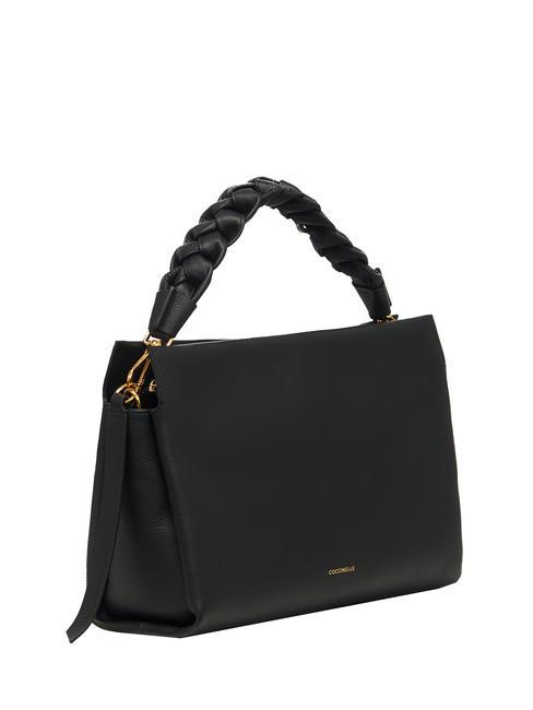 BOHEME Handtasche, mit Schultergurt, aus Leder noir/cuir - Damentaschen
