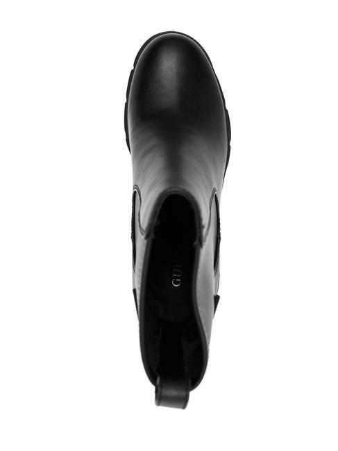 XENO Hohe Stiefeletten mit Plateau SCHWARZ - Damenschuhe