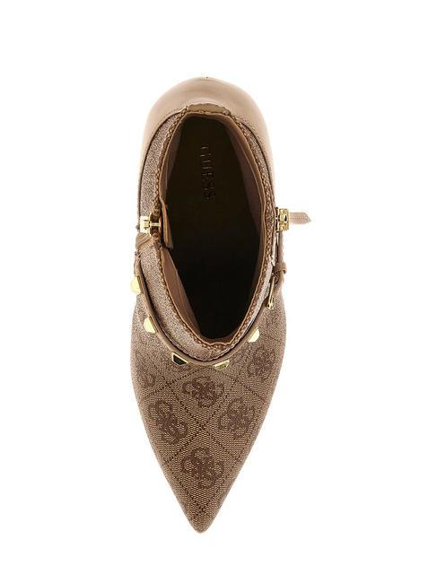 AYLO3 Hohe Stiefeletten Beige / Braun - Damenschuhe