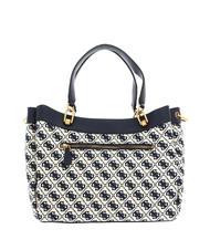 GUESS SHEMARA Jacquard-Tasche mit Schultergurt Marine-Logo - Damentaschen - 4