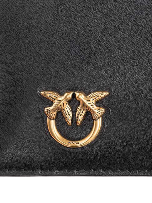 AIRONE Kartenhalter / Geldb&ouml;rse schwarz-antikgold - Brieftaschen Damen