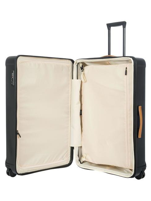 CAPRI Extra großer Trolley mit USB-Anschluss Schwarz - Harte Trolleys