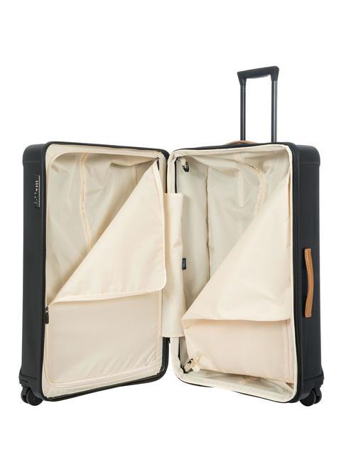 CAPRI Extra großer Trolley mit USB-Anschluss Schwarz - Harte Trolleys