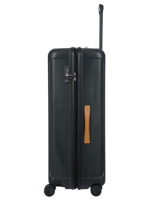 CAPRI Extra großer Trolley mit USB-Anschluss Schwarz - Harte Trolleys