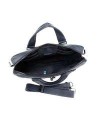 PIQUADRO MODUS RESTYLING Aktentasche aus Leder für PC 14 " Blau - Arbeitstaschen - 5