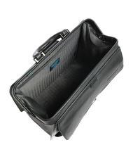 PIQUADRO BLACK SQUARE Arzttasche aus Leder, 13-Zoll-PC-Halterung Schwarz - Arbeitstaschen - 4