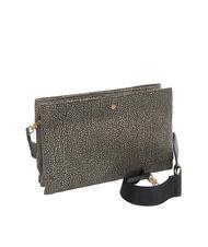 BORBONESE L'ECOLE NYLON Umhängetasche mit drei Fächern OP / NATUR / SCHWARZ - Damentaschen - 2