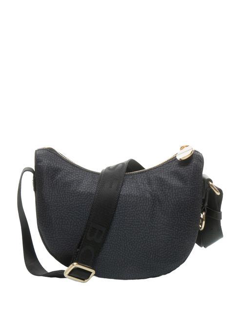HOBO LUNA MINI ECO LINE Schultertasche dunkles Schwarz - Damentaschen