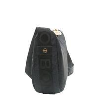 BORBONESE HOBO LUNA MINI ECO LINE Schultertasche dunkles Schwarz - Damentaschen - 4