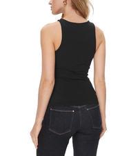 GUESS ROUND GUENDALINA Tanktop mit Logo vorne jetbla - T-Shirts und Tops f&uuml;r Damen - 2