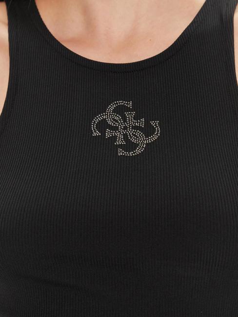 ROUND GUENDALINA Tanktop mit Logo vorne jetbla - T-Shirts und Tops f&uuml;r Damen