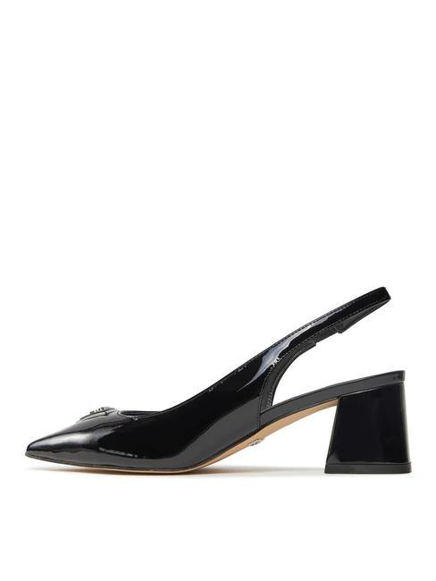 ZANDA Slingback-Pumps aus Lackleder SCHWARZ - Damenschuhe