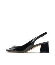 GUESS ZANDA Slingback-Pumps aus Lackleder SCHWARZ - Damenschuhe - 4
