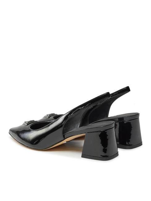 ZANDA Slingback-Pumps aus Lackleder SCHWARZ - Damenschuhe