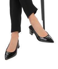 GUESS ZANDA Slingback-Pumps aus Lackleder SCHWARZ - Damenschuhe - 8