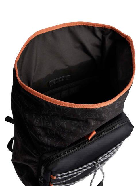 CK MUST T HIKE MONO Laptop-Rucksack mit Rollverschluss, 13 Zoll saisonales Monoschwarz - PC-Rucksäcke