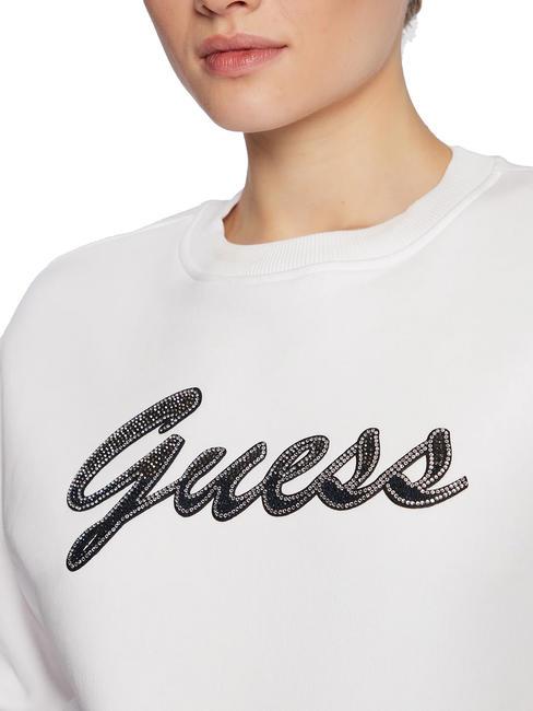 LOGO Sweatshirt mit Logo-Print purwei&szlig; - Sweatshirts Damen