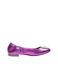 GUESS MICKLE Ballerinas aus Leder Fuchsie - Damenschuhe - 2