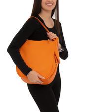 LESAC TRIO Rucksack aus geh&auml;mmertem Leder orange - Damentaschen - 4