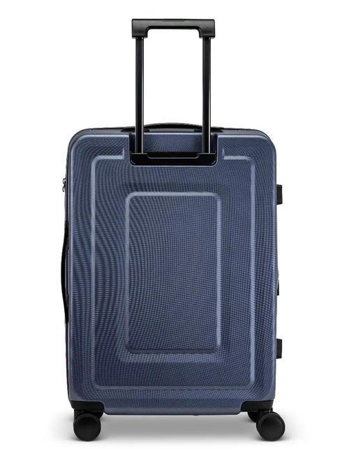 RITMO Mittelgroßer erweiterbarer Trolley blu navy - Harte Trolleys