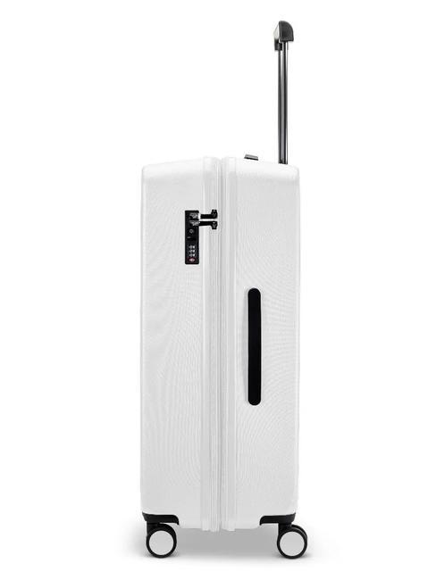 RITMO Gro&szlig;er erweiterbarer Trolley Wei&szlig; - Harte Trolleys